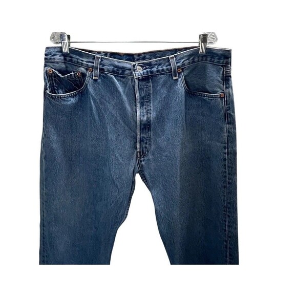 Levi's 501 Jeans Men's Size 40x30 Button Fly Blue 100% Cotton - Picture 3 of 6